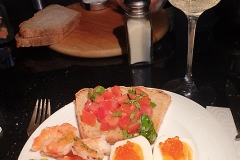 Scampi-mit-Ei